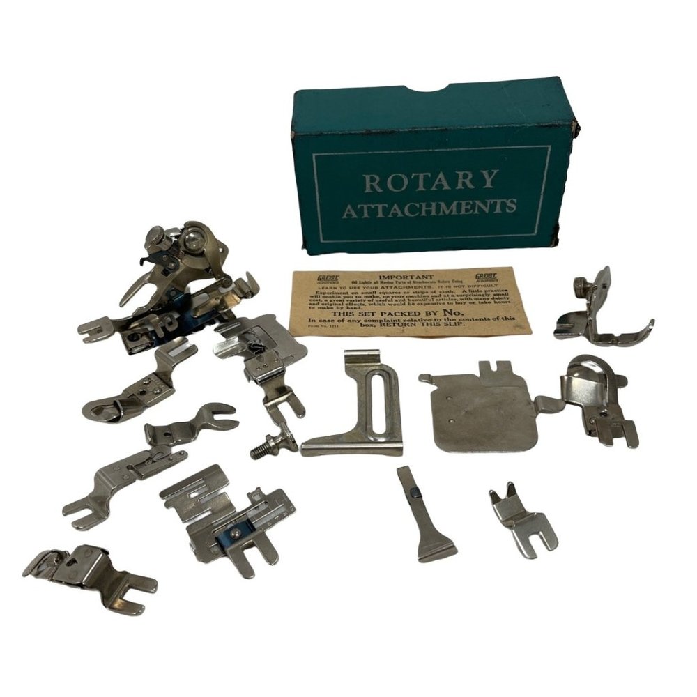 Greist Sewing Machine Parts 12 pieces Vintage